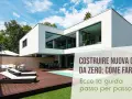 Casa moderna con piscina e arredi da esterno. Guida per affrontare gli oneri costruzione casa da zero.