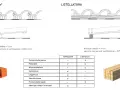 Confronto tra sistema AERtegola e listellatura per tegole portoghesi, evidenziando la distanza listelli e la ventilazione.