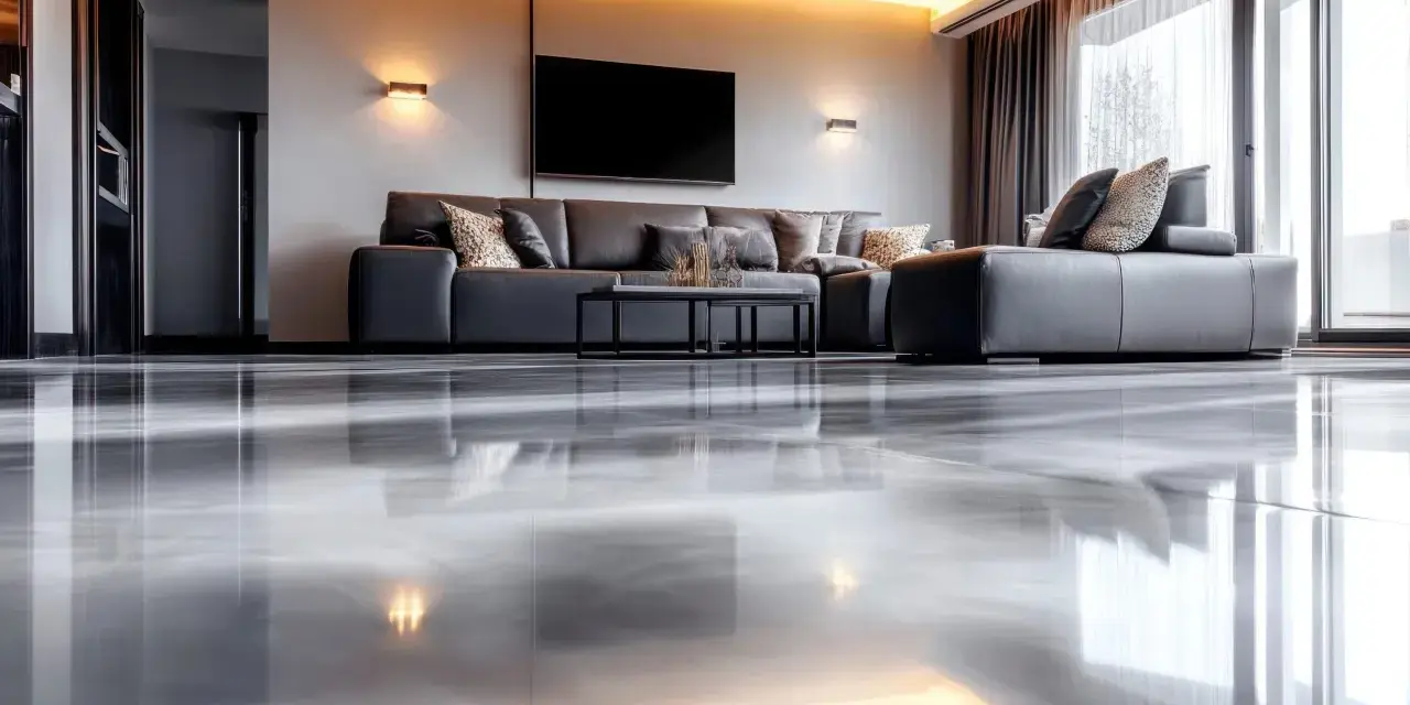 Pavimenti senza fughe: un look moderno e minimalista. Pro: facilità di pulizia, estetica continua. Contro: possibili crepe, costo elevato.