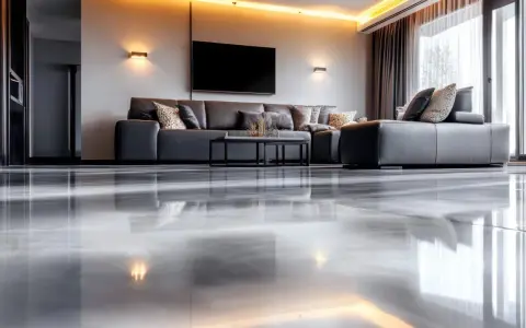Pavimenti senza fughe: un look moderno e minimalista. Pro: facilità di pulizia, estetica continua. Contro: possibili crepe, costo elevato.