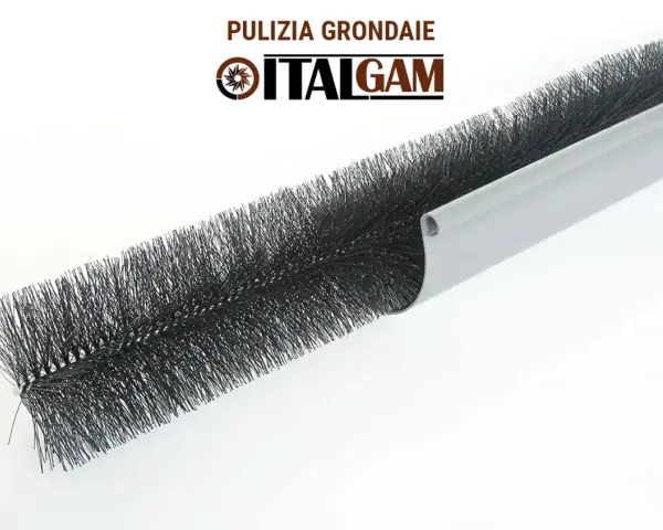 Spazzola per grondaie: la soluzione per pulire le grondaie senza salire sul tetto. Facile ed efficace.
