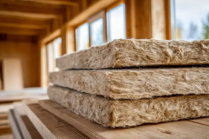 Pannelli isolanti in fibra di legno, ideali per l'edilizia sostenibile. Ecco cosa sono le esco: materiali naturali per un comfort termico.