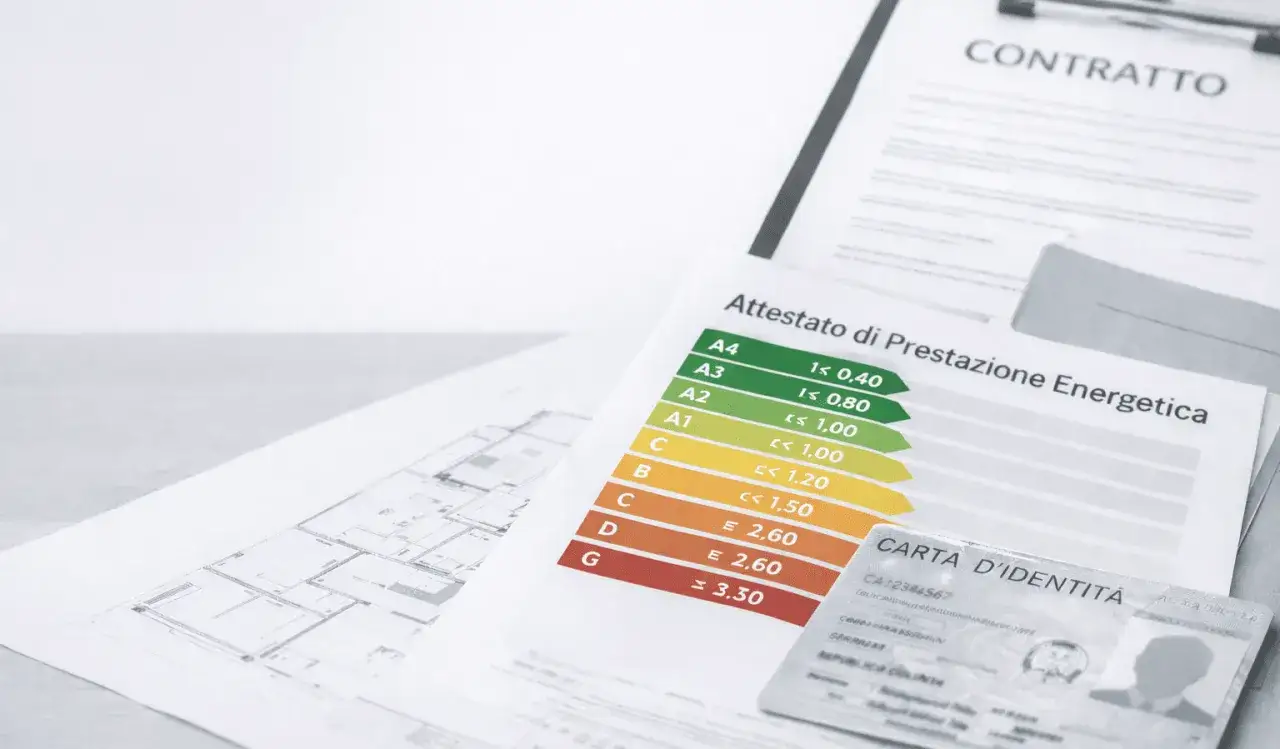 Documenti per la vendita prima casa prima dei 5 anni: contratto, attestato energetico e carta d'identit&agrave;.