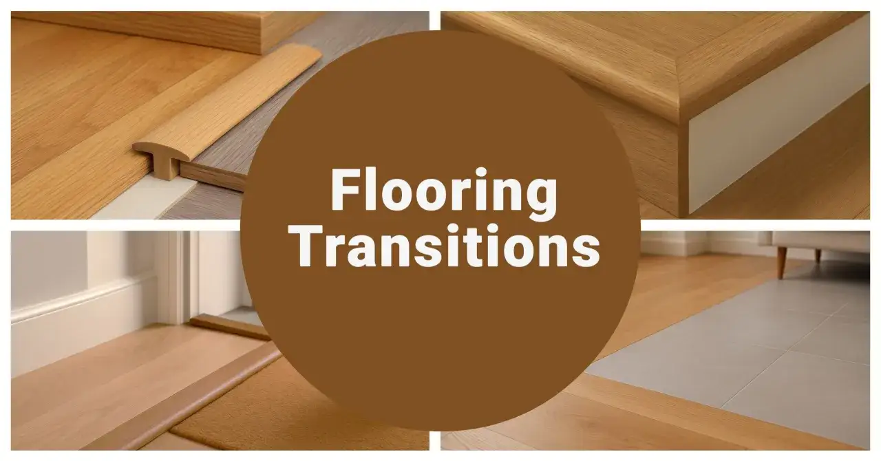 Diverse idee per unire due pavimenti diversi con profili eleganti. Soluzioni per transizioni di pavimenti armoniose.